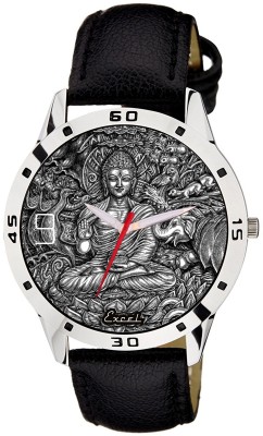 EXCEL Graphic Buddha Silver Black Watch  - For Men   Watches  (Excel)