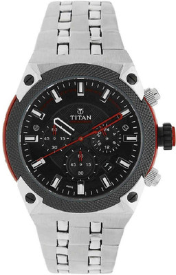 Titan octane best sale black dial watch