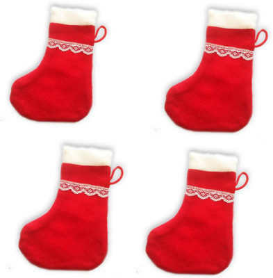 

DREAMPARTY Dream party Xmas Sock Christmas Stocking(Pack of 4)