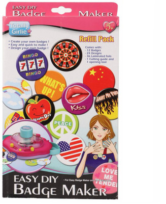 

Totally Girlie Badge Maker Refill