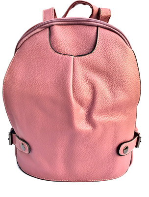 

Moddic Pink Leather Bagpack Waterproof Backpack(Black, 10 L)