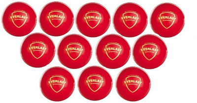 

SG 'Everlast' Synthetic leather (Pack of 12) Cricket Leather Ball(Pack of 1, Orange), Red