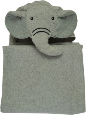 

Baby Elements Cotton Terry 320 GSM Bath Towel Set(Grey)