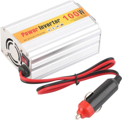 

TRP TRADERS 100 Watt Car Auto Inverter/ Converter 12V Dc To 220V Ac + USB Car Inverter