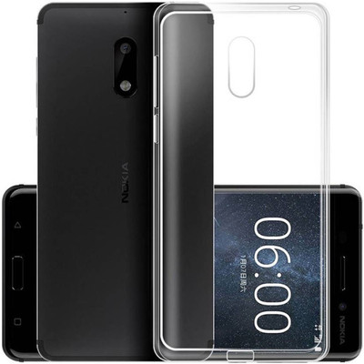 Chappie Moustache Back Cover for Nokia 6(Transparent, Flexible Case) Flipkart
