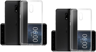 Chappie Moustache Back Cover for Nokia 6(Transparent, Flexible Case) Flipkart