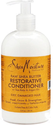 

Shea Moisture Raw Shea Butter Restorative conditioner-Heal, grow and strengthen your hair - naturally with sea kelp, argan oil and raw, organic .(384 ml)