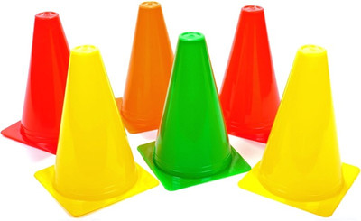 

scuba fit-ness Cone Marker Pack of 6(Red, Yellow, Blue, Green)