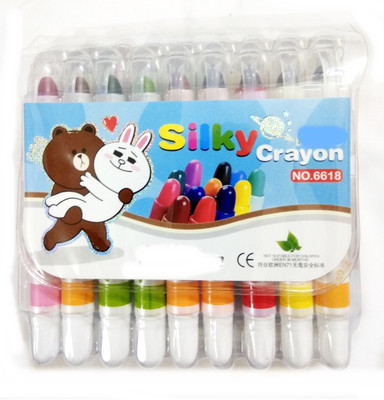 

Palakz 18 Colour Silky Crayons(Multicolor)