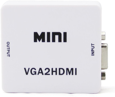 

Gadget Deals VGA to HDMI Converter (Full HD 1080p Video Converter, with USB power cable) HDMI Adapter(Compatible with Desktop, Laptop, TV, Multicolor)