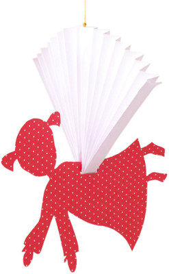 

Pretty Paper Red Christmas Hanging Fairy - 1 Pack of - 20 Fairies each of - - 2 g