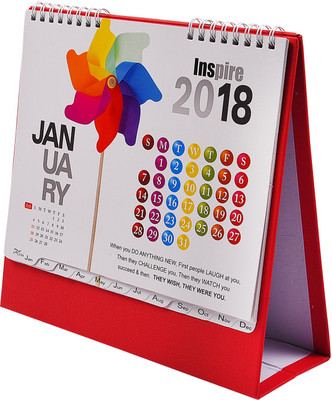 

Atlas Regular Desk Calendar(GL-511 The Good Energy Calender, Multicolor)