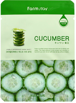 

Farm Stay Visible Difference Mask Sheet (Cucumber) One + One moisturized korean cosmetics(20 ml)