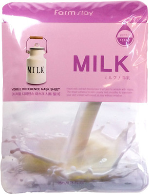 

Farm Stay Visible Difference Mask Sheet (Milk) One + One moisturized korean cosmetics(20 ml)