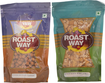 

Roast Way Rudraksh Gur Chana & Sadabahar Mix Roasted Namkeen Combo(450)