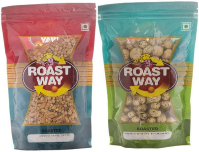 

Roast Way Pudina Makhana & Oats N Alsi Mix Roasted Namkeen Combo(450)