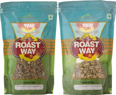

Roast Way Peanut Nimbu Podina & Pumpkin Seed Roasted Namkeen Combo(450)