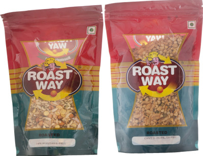 Roast Way Navratan Mix & Oats N Alsi Mix Roasted Namkeen Combo(450)