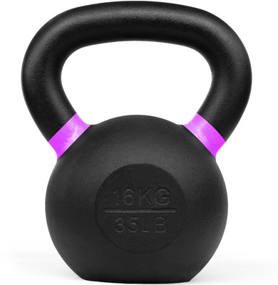 

Kobo Kobo 16 Kg Cast Iron for Strength and Conditioning Black Kettlebell(16 kg)