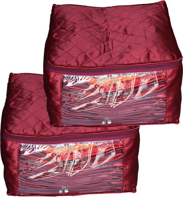 

Aadhya Large Multipurpose Satin Saree Covers pack of 2(Maroon)