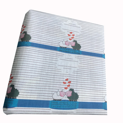 

EVINCE GIFT WRAPPING PAPER kiss to love and love to know few facts of kiss PAPER Gift Wrapper(white and blue)