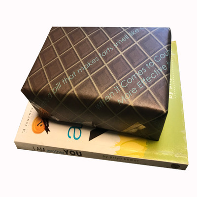 

EVINCE GIFT WRAPPING PAPER chocolate lovers PAPER Gift Wrapper(dark brown)