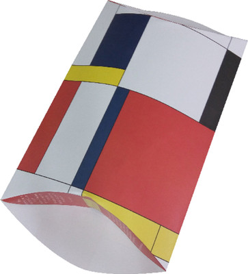 

EVINCE GIFT BAGS - GIFT CLUTCHES eVincE GIFT PAPER CLUTCH -5 x 1 (10" X 8") -Piet Mondrian has its style in painting which simplifies your psychological clutter. PAPER Gift Wrapper(RED YELLOW BLUE WHITE)