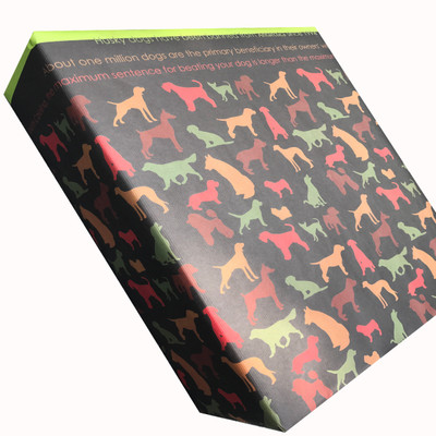 

EVINCE GIFT WRAPPING PAPER dogs are our friend and lets know our friends better PAPER Gift Wrapper(blue and green)