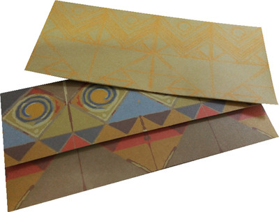 

EVINCE GIFT ENVELOPES eVincE Pack of 10 Designer Envelopes(7.25" X 3.25") - with the play of geometry and softness of colors, lets present the best of your feelings along with your cash-voucheR-cards PAPER Gift Wrapper(YELLOW AND BROWNS)
