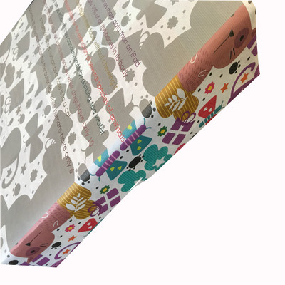 

EVINCE GIFT WRAPPING PAPER cats and its facts PAPER Gift Wrapper(pink and purple)