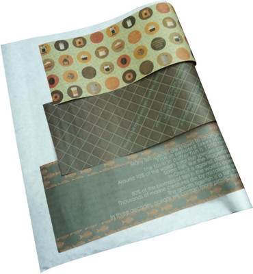 

EVINCE ASSORTED WRAPPING SLEEVES WITH WHITE PACKING PAPER eVincE Pack of 3 wrapping sleeves(28" x 6.5") with 5 large (20" x 30") white plain Gift Wrappers of Assorted designs for your variety of gifting needs PAPER Gift Wrapper(Multicolor)