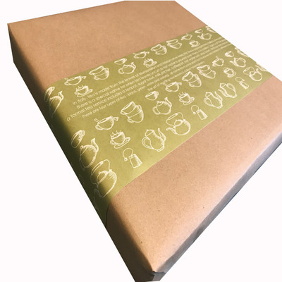 

EVINCE GIFT WRAPPING PAPER tea lovers PAPER Gift Wrapper(greens and lines)