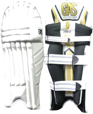 

GAS AIEPLGAS 20-20 Eng Large Men's (44 - 48 cm) Batting Pad(White, Boys, Girls, Senior)