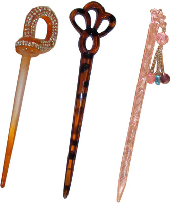 

PAPAD combo of juda sticks Bun Stick(Multicolor)