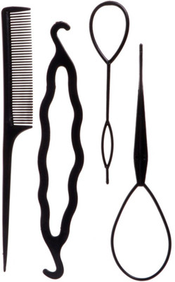 

Beauty Studio bun maker Hair Accessory Set(Black)