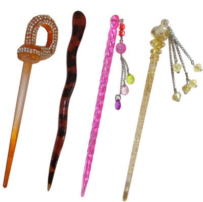 

PARAYAS combo of juda sticks Bun Stick(Multicolor)