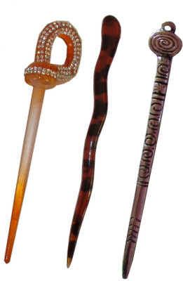 

PARIVAAR combo of juda sticks Bun Stick(Multicolor)