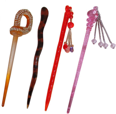 

PARIVAAR combo of juda sticks Bun Stick(Multicolor)