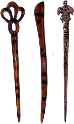 

PAPAD combo of juda sticks Bun Stick(Multicolor)