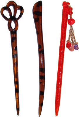 

SHARADHA combo of juda sticks Bun Stick(Multicolor)