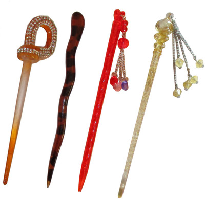 

roshit combo of juda sticks Bun Stick(Multicolor)