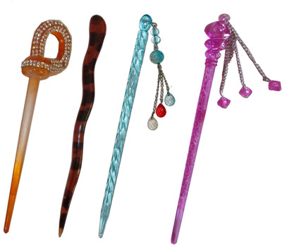 

PARI combo of juda sticks Bun Stick(Multicolor)