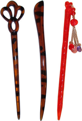 

PARIVAAR combo of juda sticks Bun Stick(Multicolor)