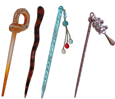 

roshit combo of juda sticks Bun Stick(Multicolor)
