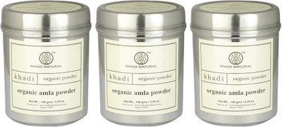 

Khadi Natural Organic Amla Powder Set of 3 Hair Color(Brown)