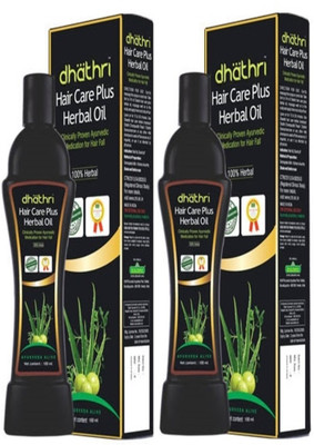 

Dhathri Hair Care Plus Oil Pack of 2 - 100 ml each Hair Oil(200 ml)