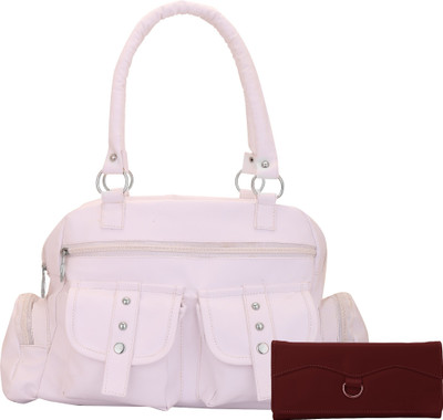 

Lady bar Hand-held Bag(White)