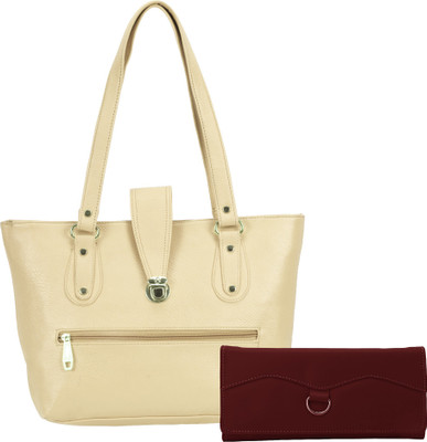 

Lady bar Hand-held Bag(Beige)