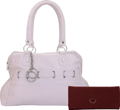 

Lady bar Hand-held Bag(White)