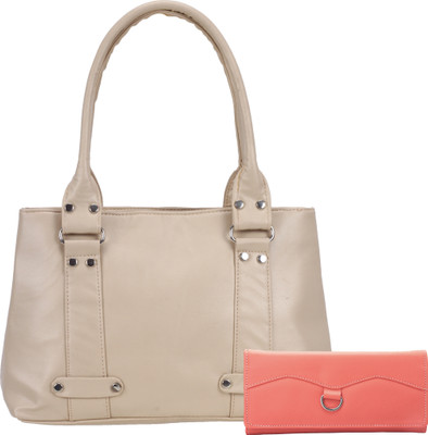 

Lady bar Hand-held Bag(Tan)